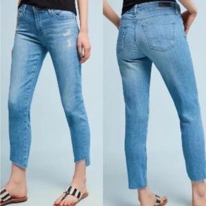 AG Mid Rise Stevie Capri Jean
